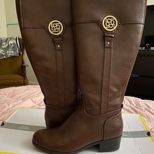 Liz Claiborne knee high boots, WIDE calf!